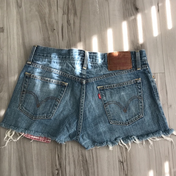 Vintage | Levi’s 514 Studded Slim Straight Jeans Short Blue Size W30 L30 - Picture 2 of 16